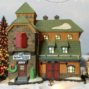 Dept 56 McGrebe Cutters & Sleighs New England Village Lighted Building - 1991
